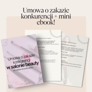 Umowa o zakazie konkurencji po ustaniu stosunku pracy + mini ebook!